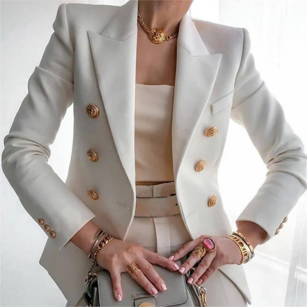 Women's Casual Long Sleeve Blazer Jacket