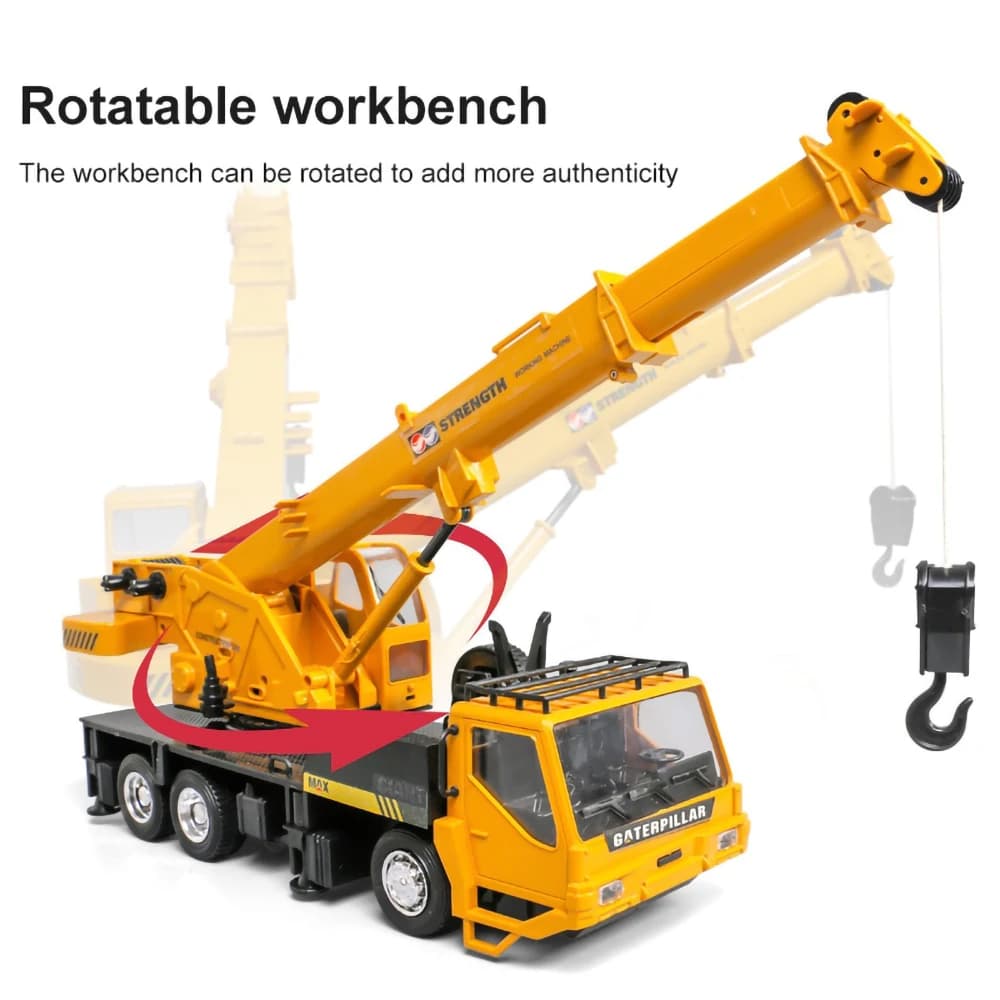 Remote Control Alloy Crane Construction Toy