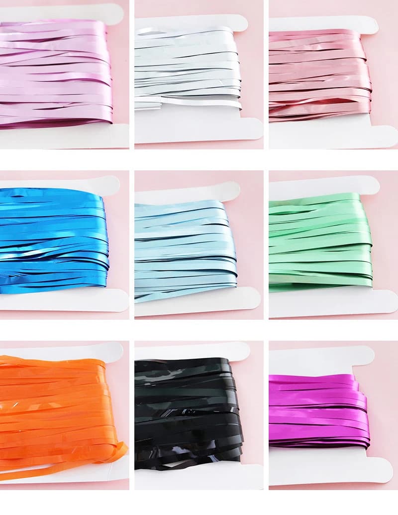 Laser Rain Curtain Tassel Party Decoration Pack