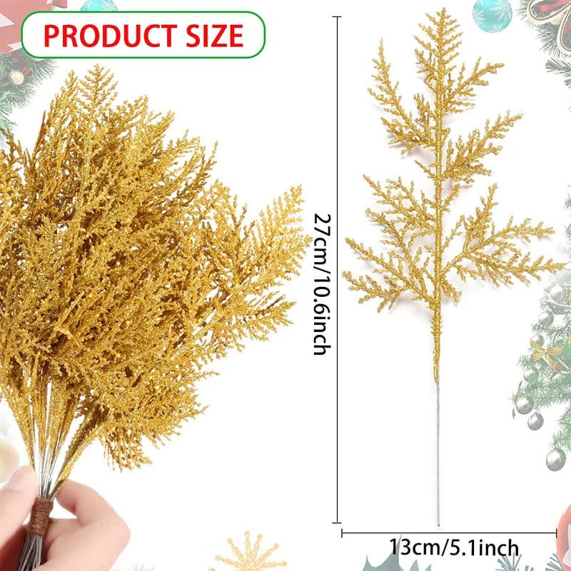 Glitter Branches Artificial Berry Floral Stems