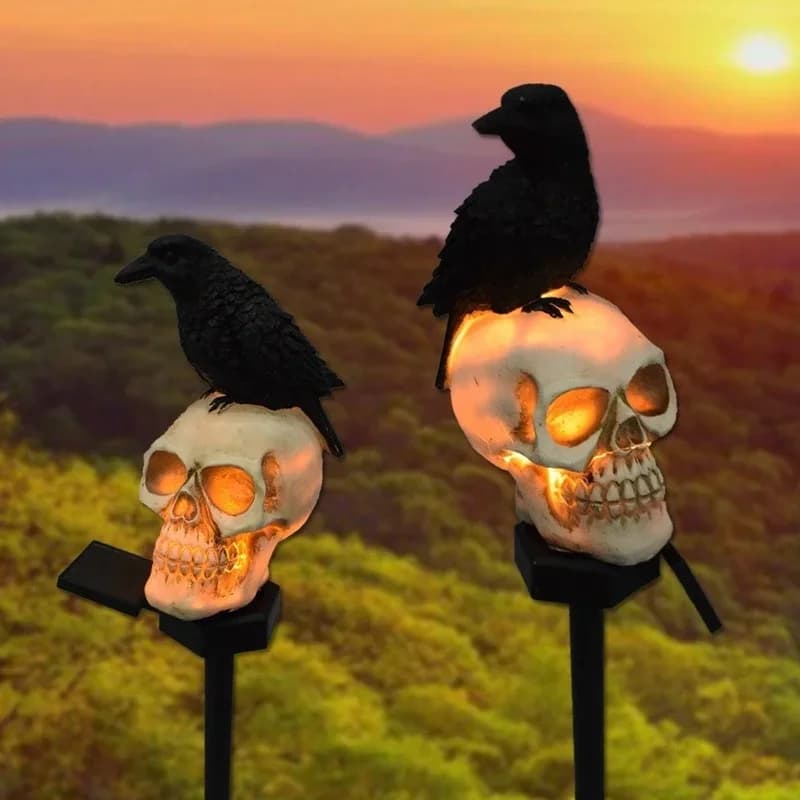 Halloween Skeleton Ghost Outdoor Light Decoration