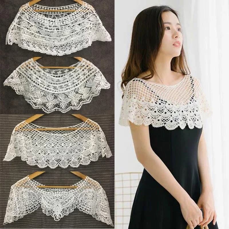 Women's Hollow Out Lace Shawl Wrap