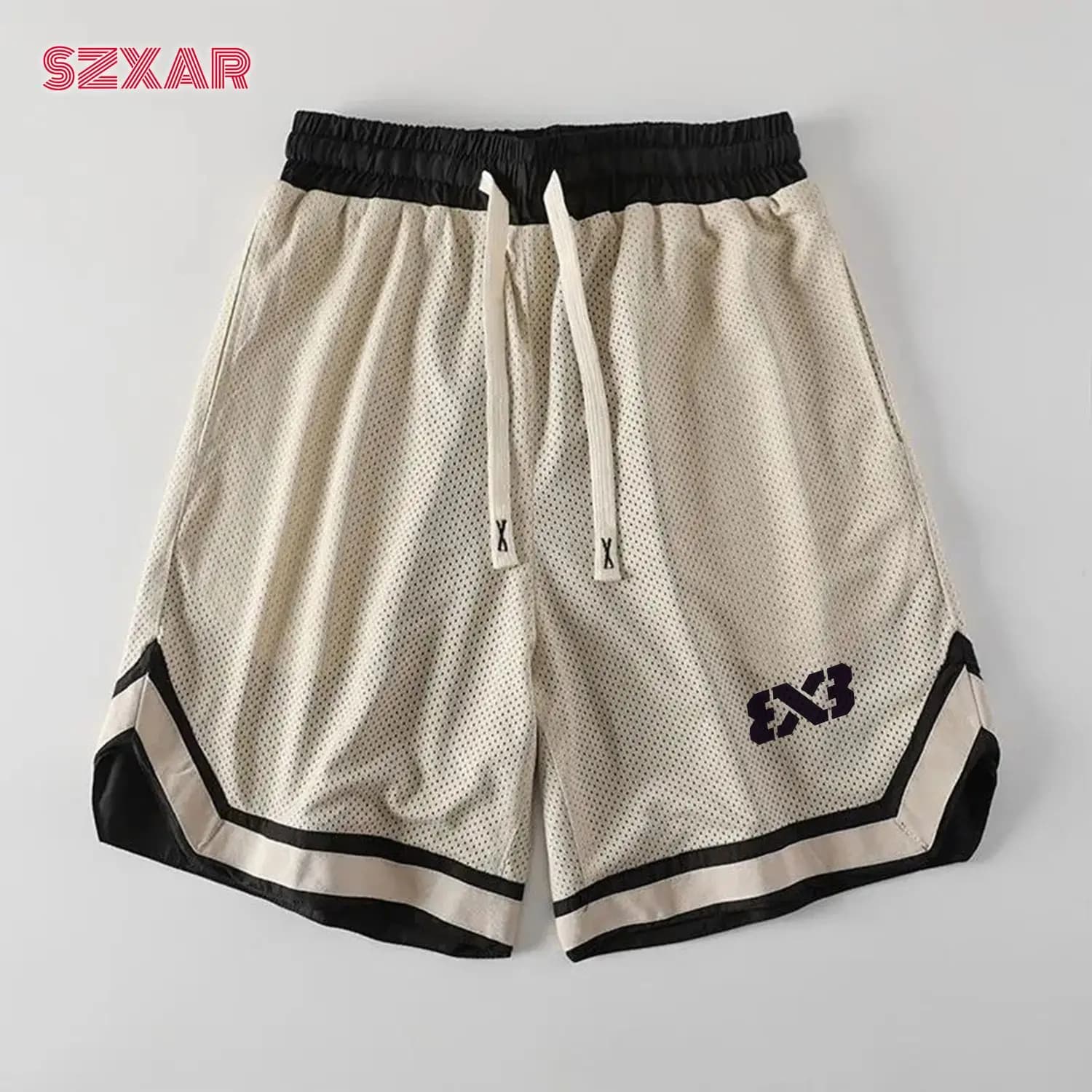 Basketball Training Shorts Mesh Drawstring