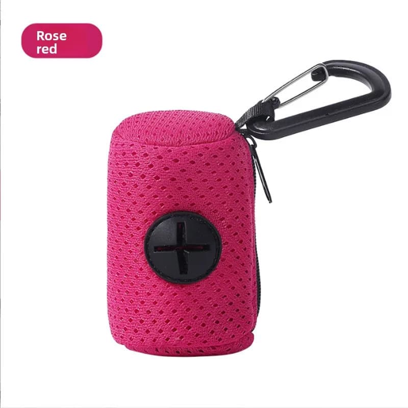 Dog Poop Bag Dispenser Hangingable Dog Poop Bag Holder Poo Bags Dispenser for Dogs Walking Garbage Bags Dispensers Pet Supplies
