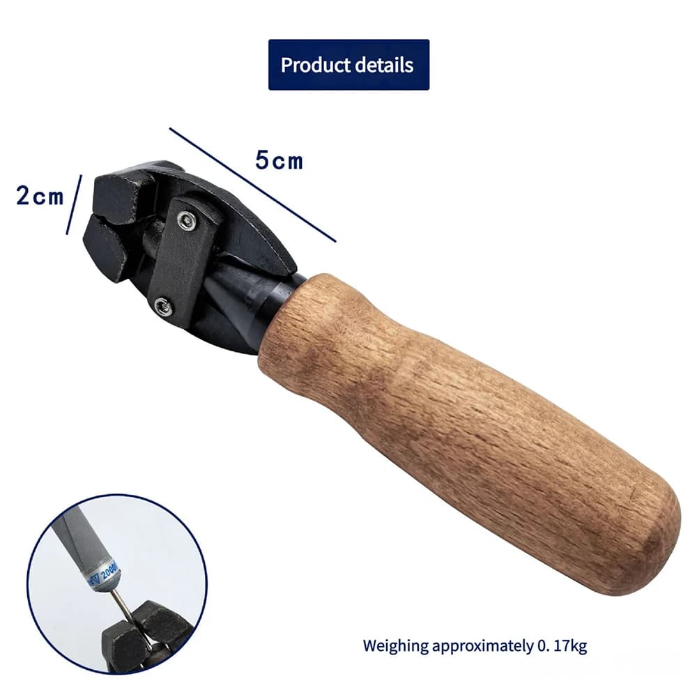 New Handheld Clamp Wooden Handle Fixture Jewelers Holder Jewelry Making Hand Tool Benchwork Jewellery Goldsmith holding Tools