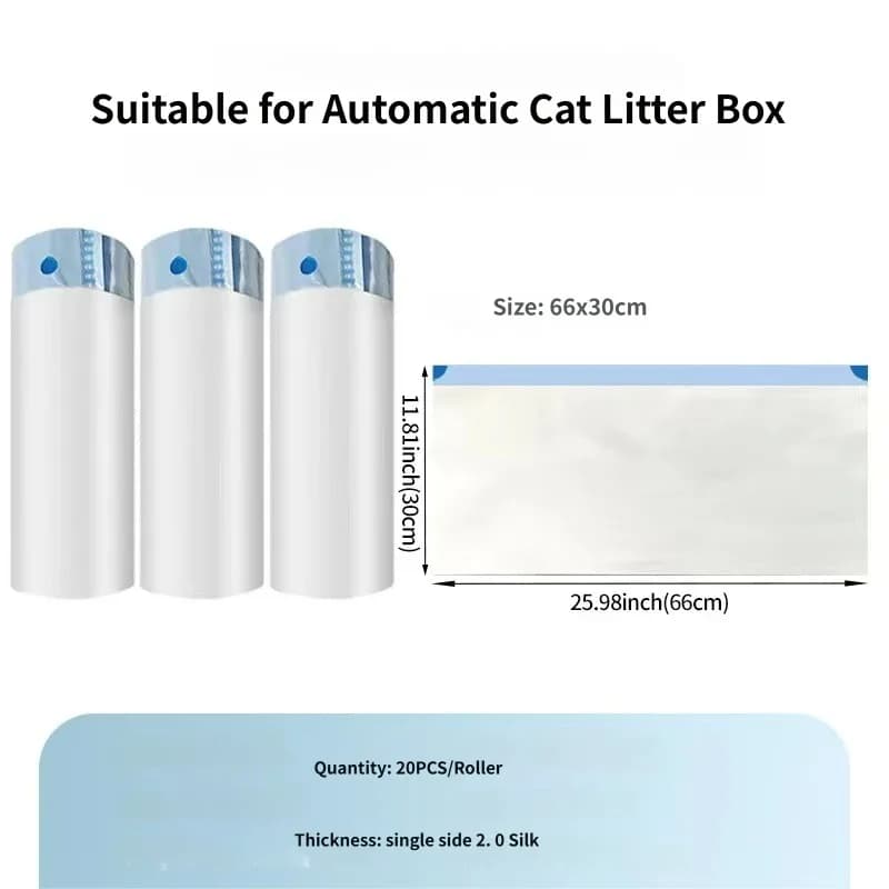Automatic Cat Litter Box Replacement Liners