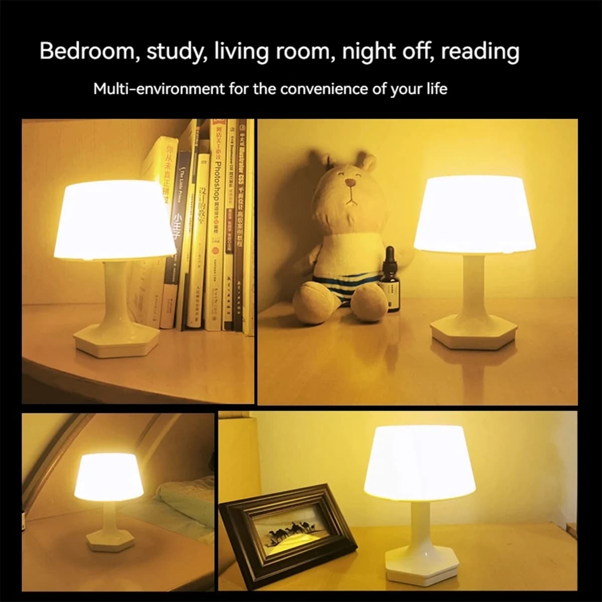 USB Rechargeable LED Desk Lamp