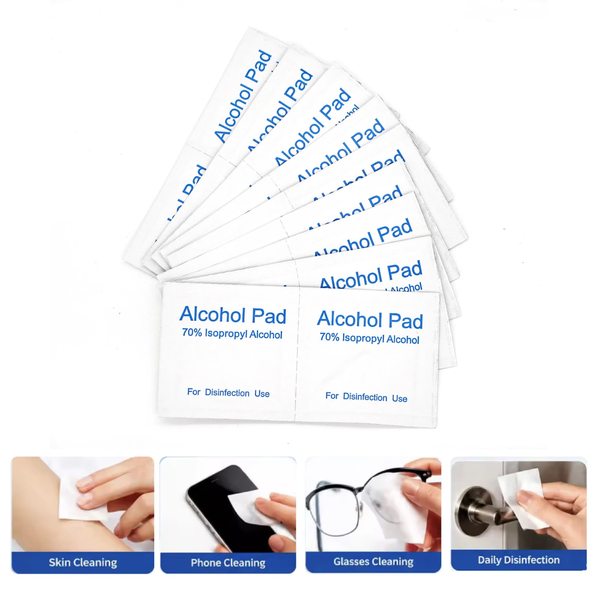 Isopropyl Alcohol Prep Pads 70% - 100 Count