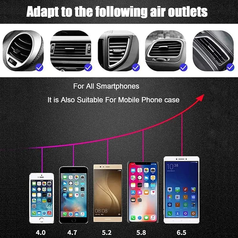 Wireless Charger Car Mount Air Vent