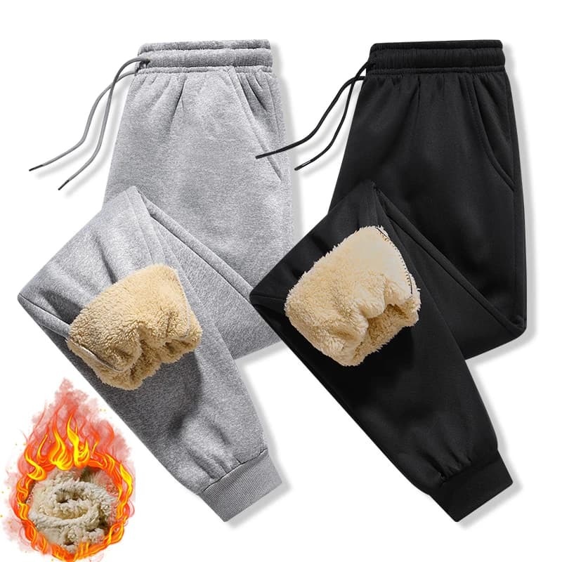 Men's Fleece-Lined Winter Sweatpants