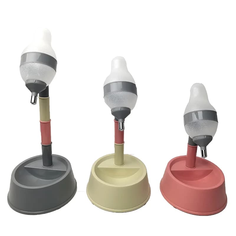 Adjustable Height Pet Water Dispenser Bowl