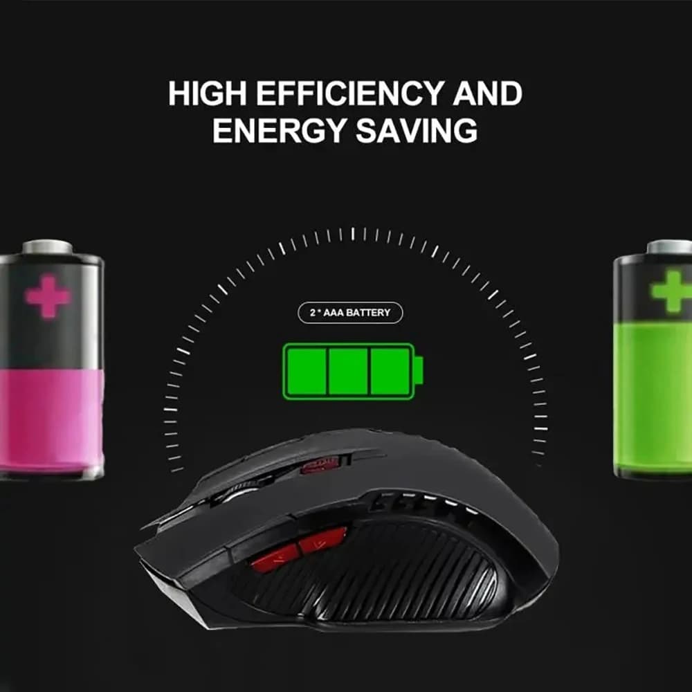 Wireless Ergonomic Optical Mouse