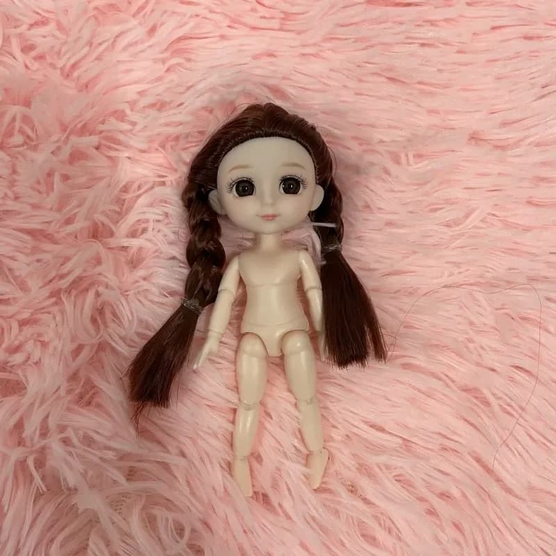 13 Cm Articulated BJD Doll With Movable Joints