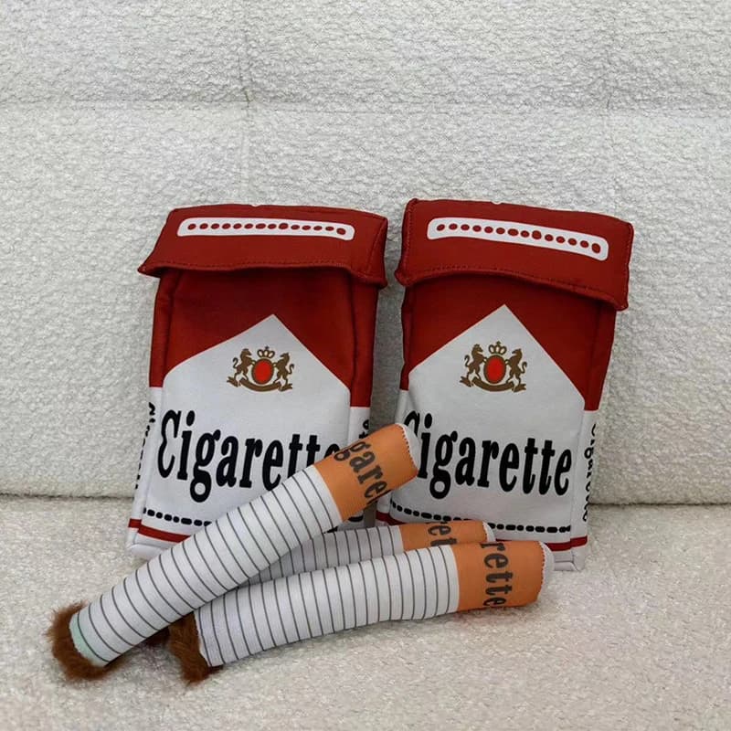 Dog Toy Funny Interactive Plush Dog Toys Creatives Cigarette Design Giggling Chewing Toys For Dog The Perfect Pet Gift