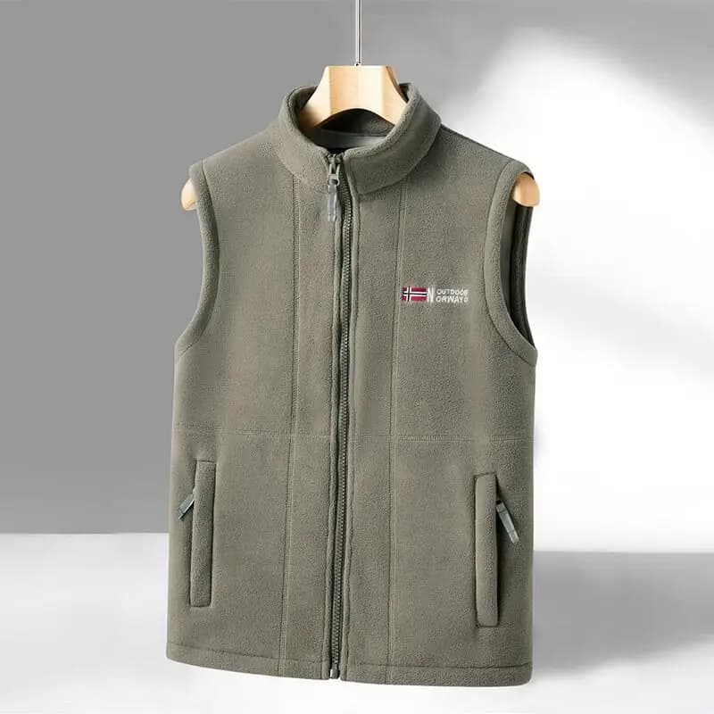 Men's Fleece Vest Sleeveless