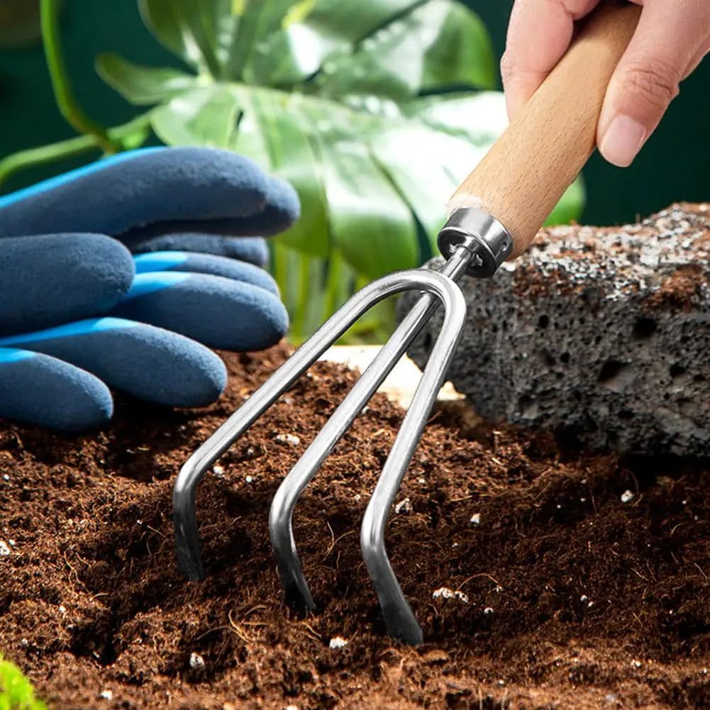 Garden Hand Tool Wide Shovel Hand Cultivator Rake Flowers Potted Household Plant Garden Tools for Digging Transplanting Weeding