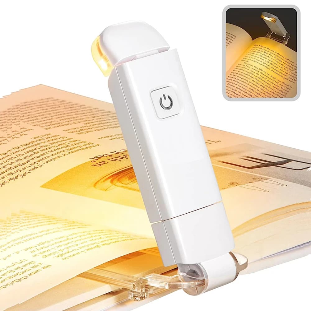 USB Rechargeable Book Reading Light with Adjustable Brightness