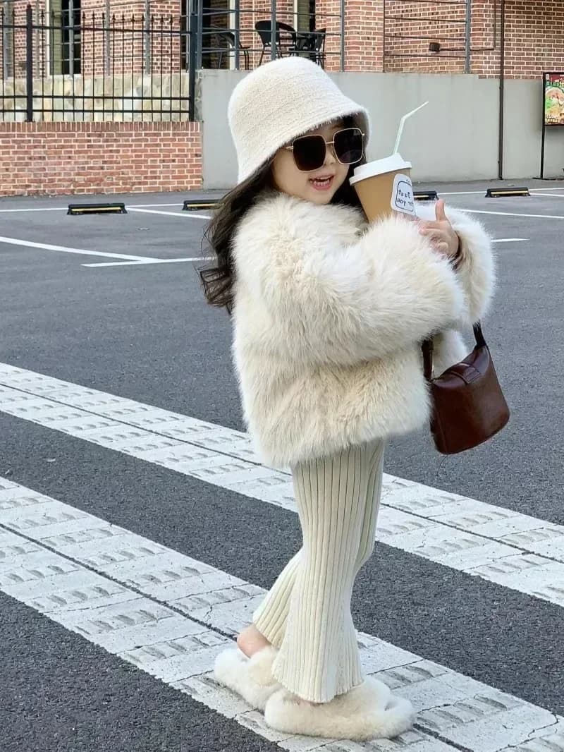 Girls Plush Winter Coat
