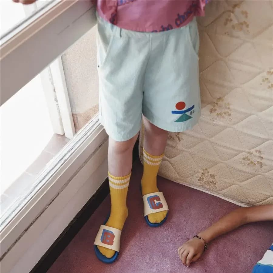 Knee High Cartoon Frilly Socks for Toddlers