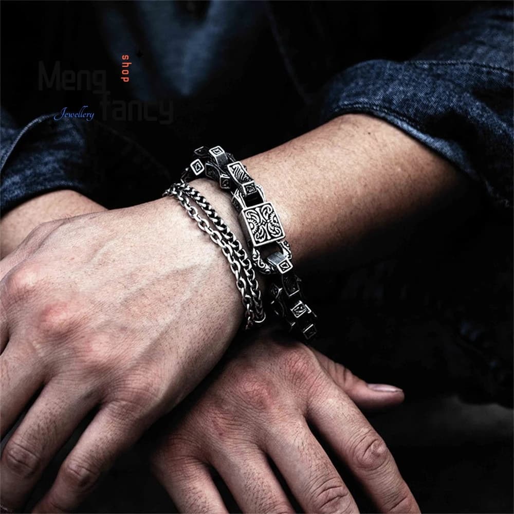 Men's Handcrafted Jade Bracelet