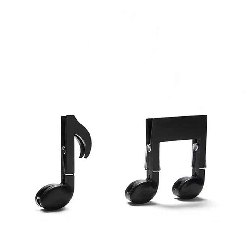 Viral TikTok Musical Note Clothes Pegs,Black Spring Laundry Clips,Cute Creative Clothespins for Baby Garment Drying Wardrobe
