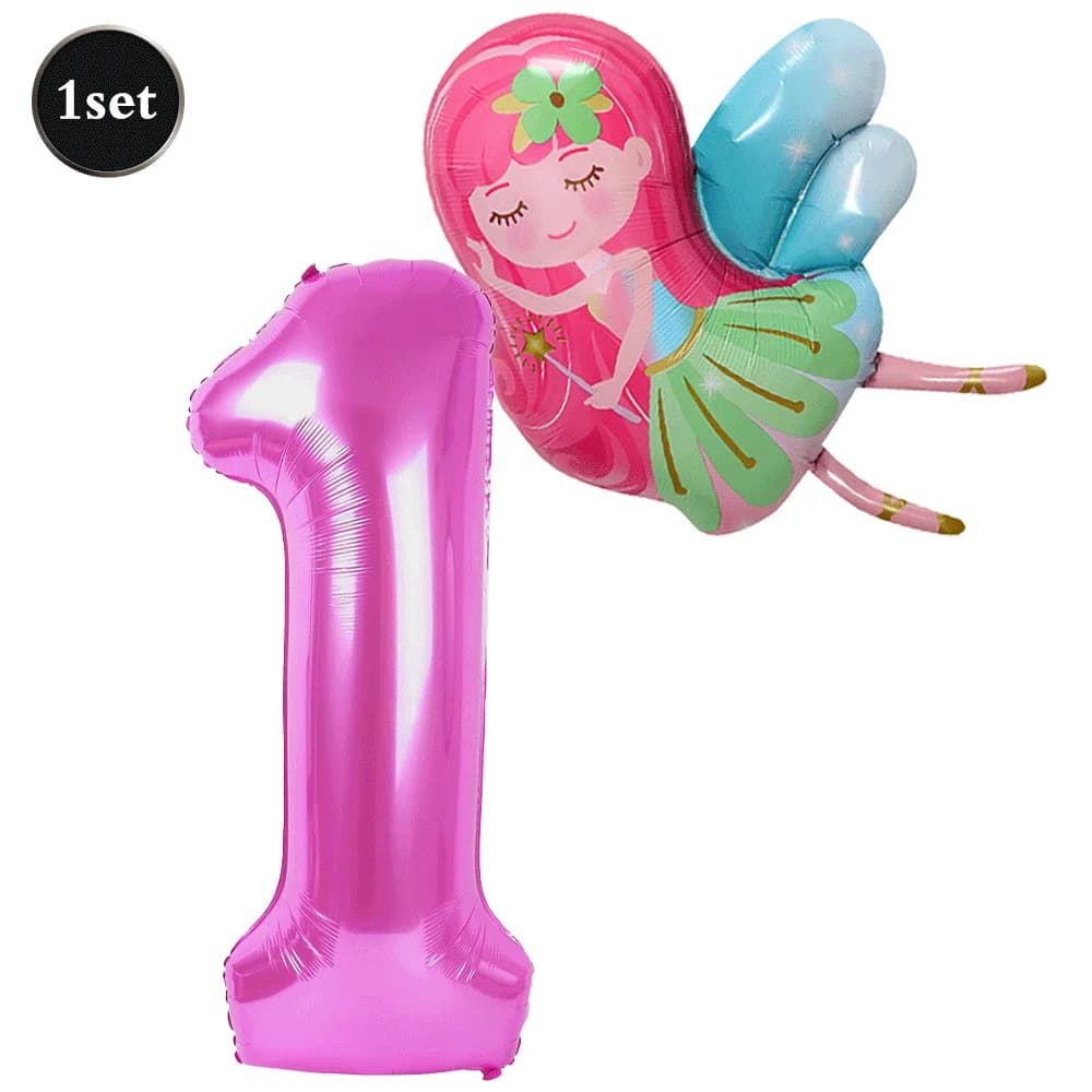 Fairy First Birthday Party Decorations Set