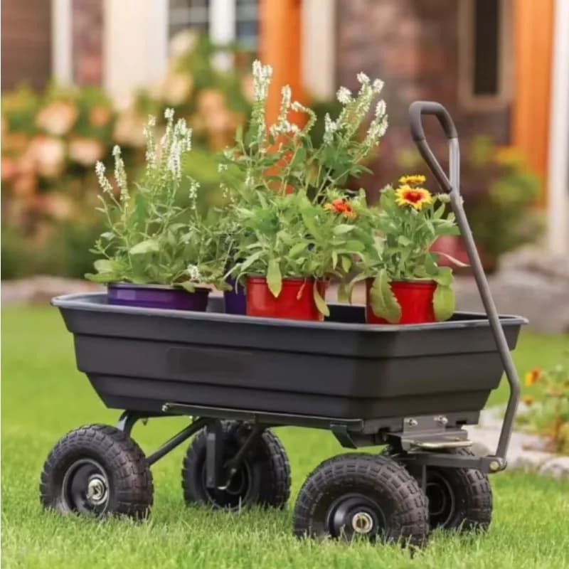 Heavy Duty Collapsible Steel Frame Wheelbarrow