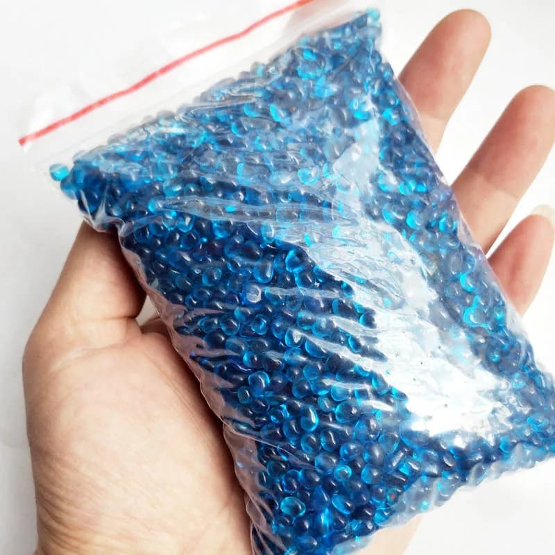 Light Blue Glass Aquarium Gravel