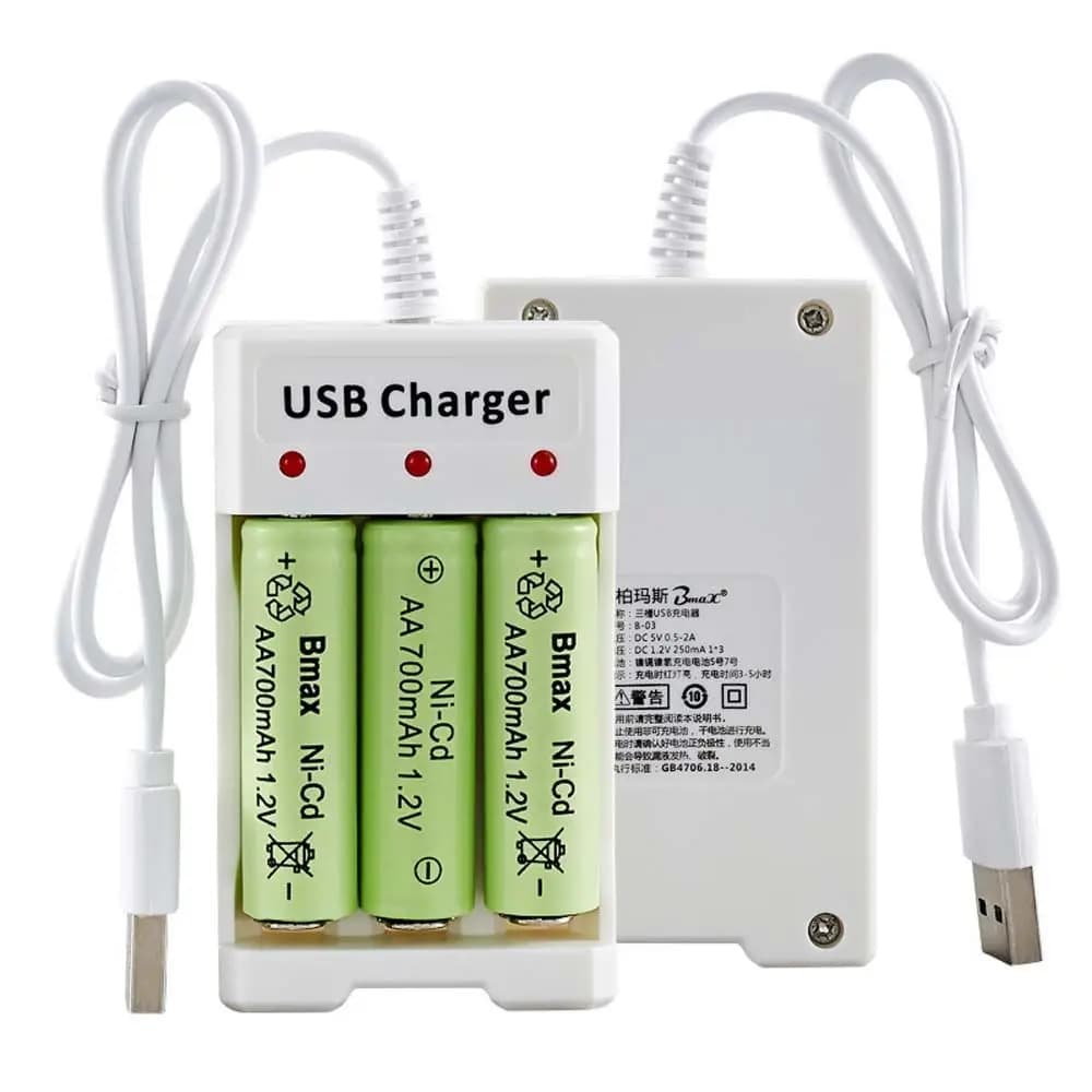 AA Rechargeable Battery Smart Charger