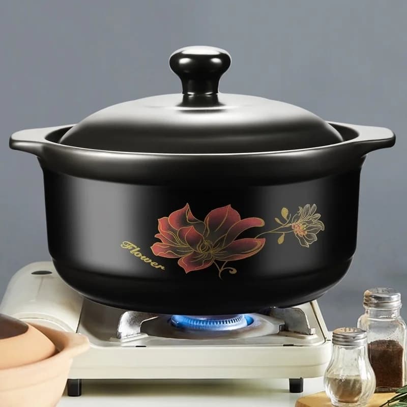 Ceramic Casserole Stew Pot Non-Stick