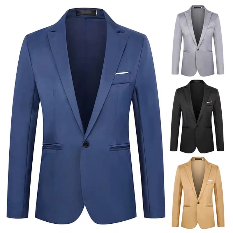 Men's Slim Casual Business Suit Jacket