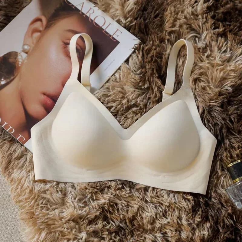 Seamless Push-Up Sports Bra with Soft Support