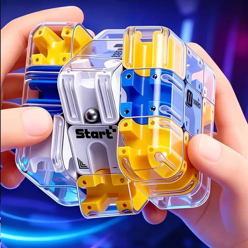 3D Labyrinth Maze Cube Brain Teaser Puzzle