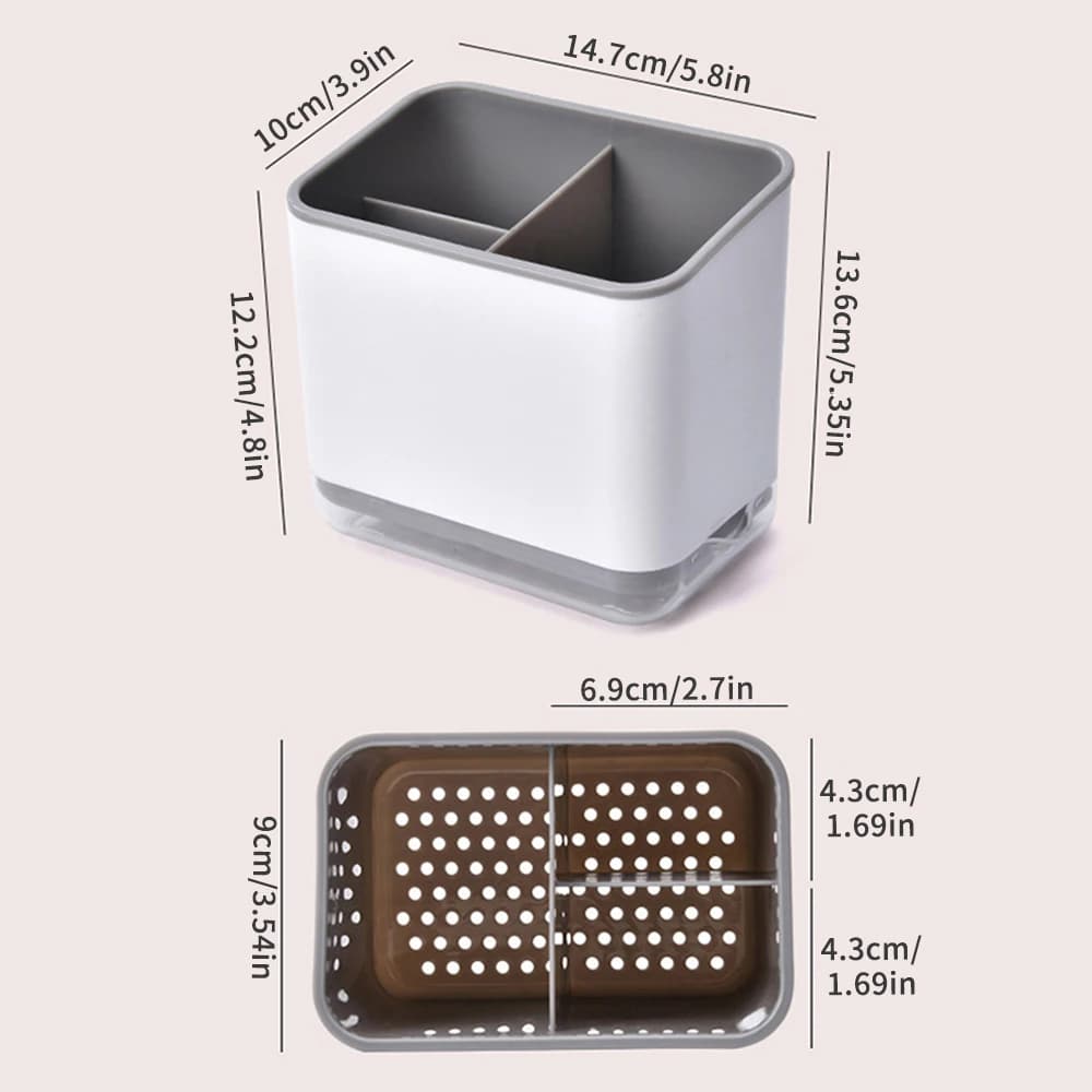 Multi-Functional Utensil and Tableware Drain Rack