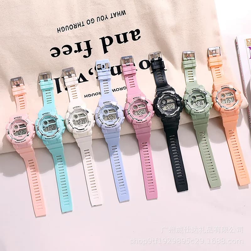 Men Women Digital Watches with Bracelet Multifunction Sports Watches Fashion Couple Watch Electronic Clock For Boys and Girls