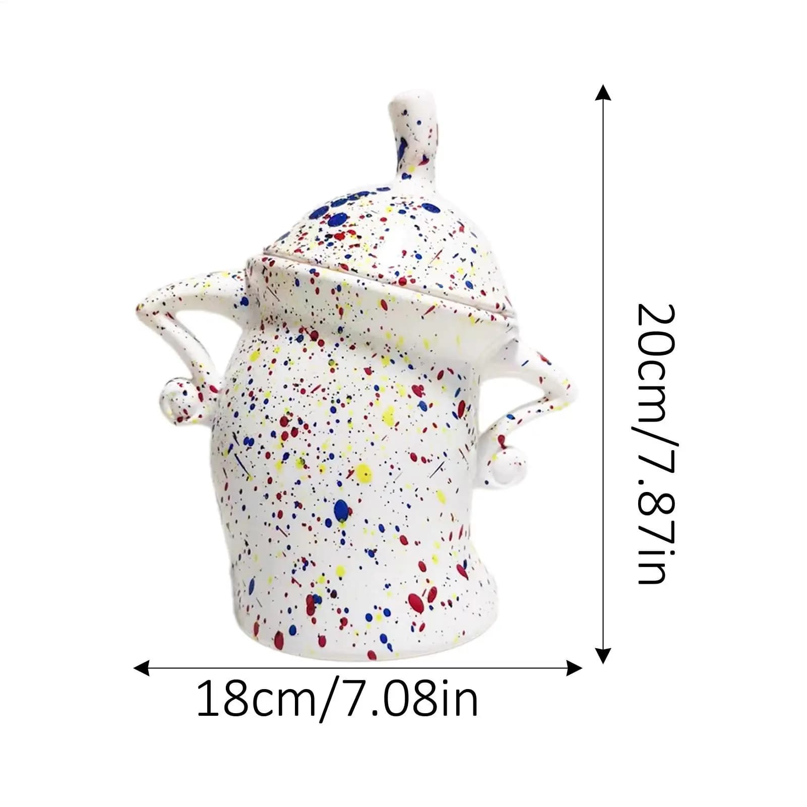 Decorative Food Storage Canister with Airtight Lid