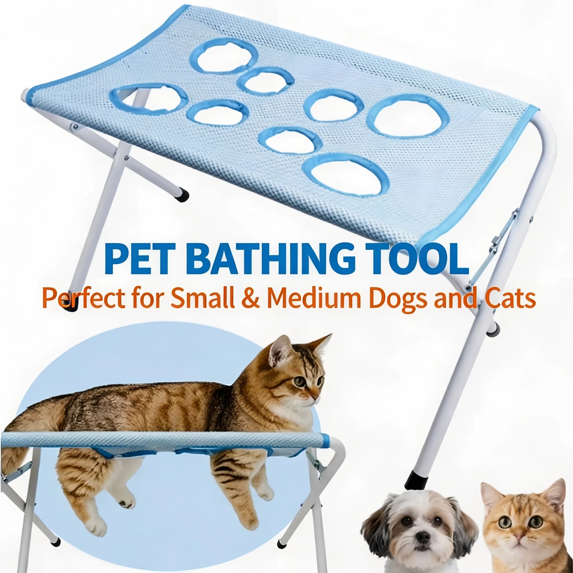 Portable Folding Pet Bath Grooming Bed