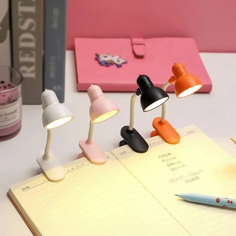 Adjustable Clip Reading Light Battery Powered