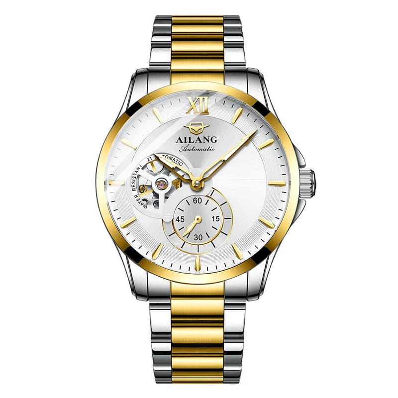 Watches for Men Tourbillon Skeleton Luminous Luxury Mechanical Self Winding Men's Wrist Watch Waterproof