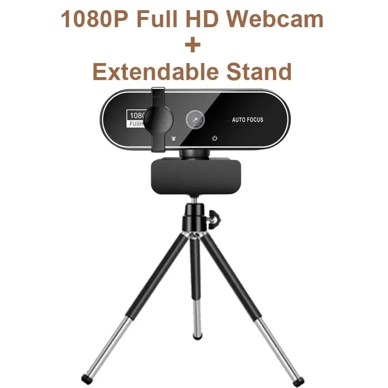 4K Full HD Webcam with Microphone Autofocus 8MP Website Camera for Windows PC Laptop IOS Macbook External Web Cam Video Calling