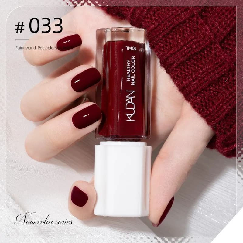 40-Color Water-Based Peel-Off Nail Polish Set