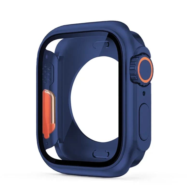 Tempered Glass+Cover For Apple Watch case 46mm 42mm 45mm 44mm 41mm 40mm Screen bumper Protector for iwatch serie 10 9 8 7 6 SE 5