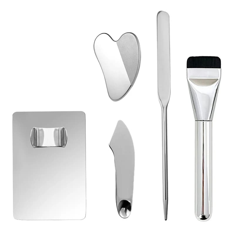 Makeup Mixing Palette with Brushes and Spatula