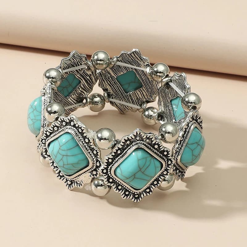 Bohemian Beaded Stretch Bracelet