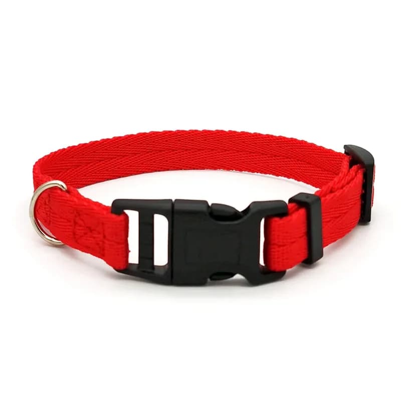 Solid Color Dog Collar for Medium & Small Dogs