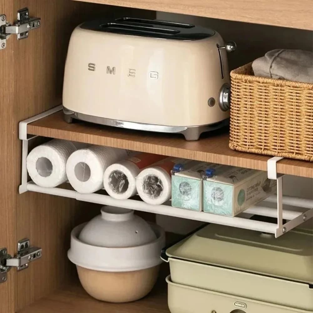 Telescopic Under-Shelf Shoe Rack
