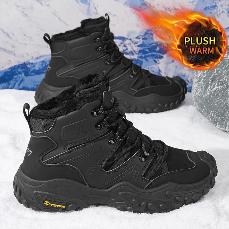 Men's Winter Snow Boots Warm Lined