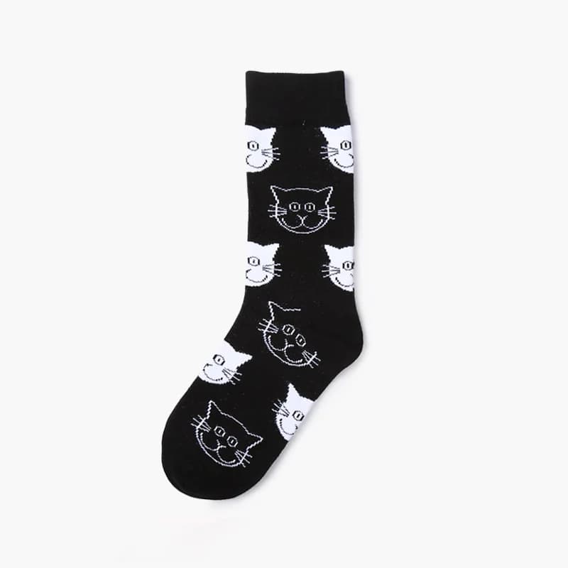 New Women Cotton Socks Cat Cartoon Animal Funny Socks Cute Lovely Colorful Fashion Socks Meias