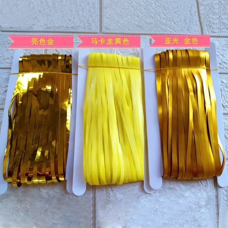 Laser Rain Curtain Tassel Party Decoration Pack