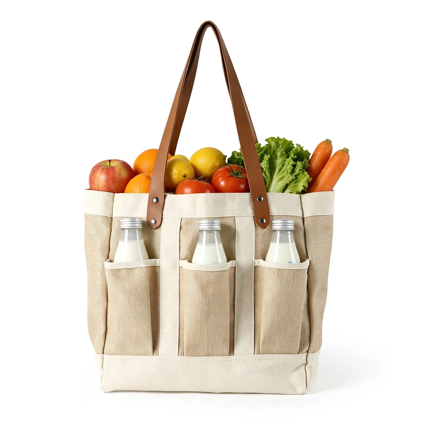 Reusable Compartmentalized Shopping Bag